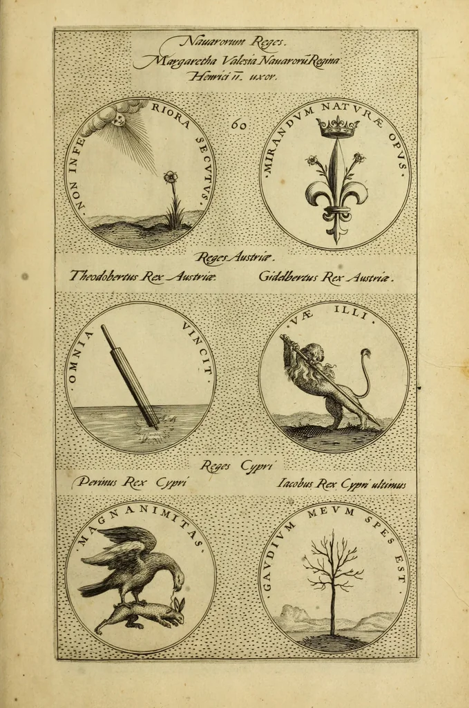 An illustration from Symbola diuina & humana pontificvm, imperatorum, regum, 1600, leaf 126