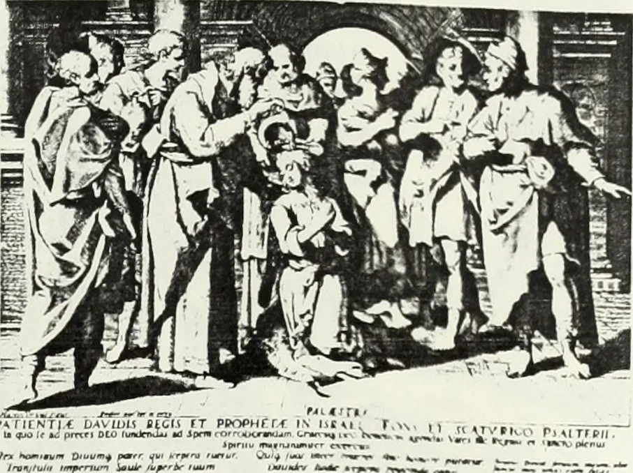 An illustration from Symbola diuina & humana pontificvm, imperatorum, regum, 1600, leaf 136