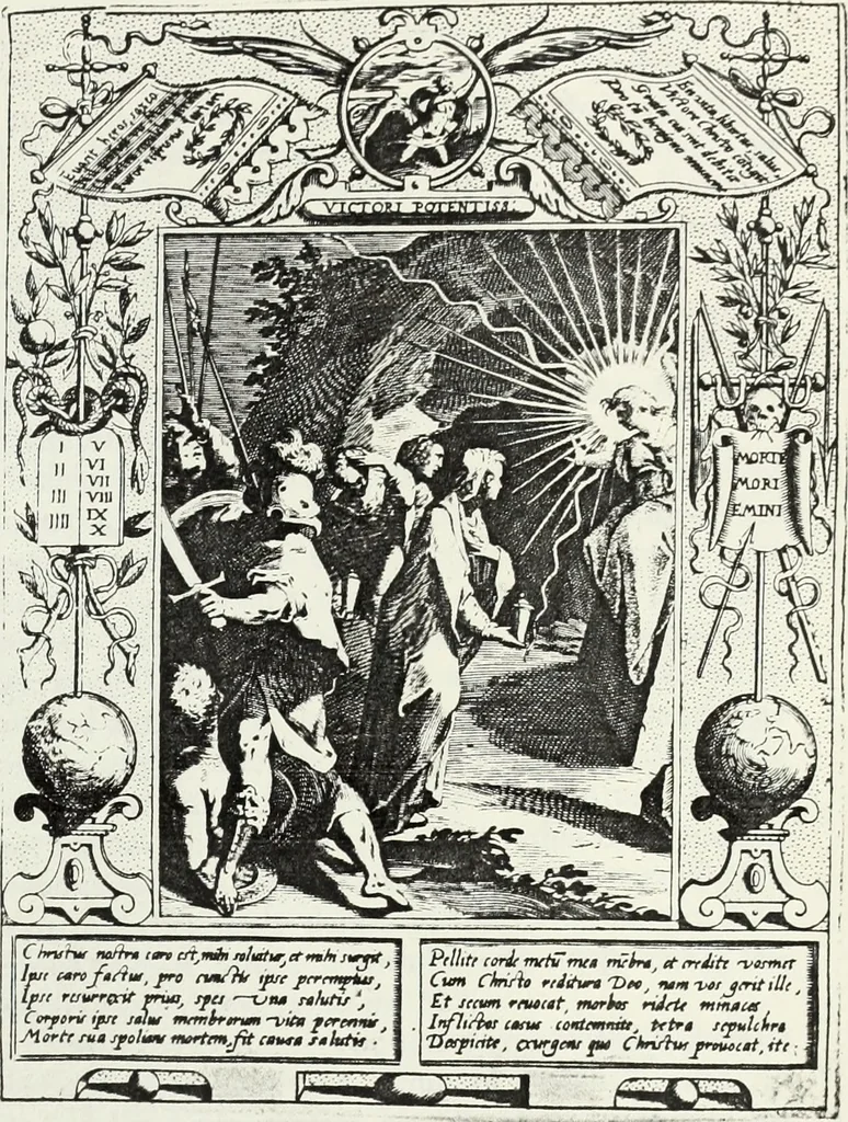 An illustration from Symbola diuina & humana pontificvm, imperatorum, regum, 1600, leaf 138