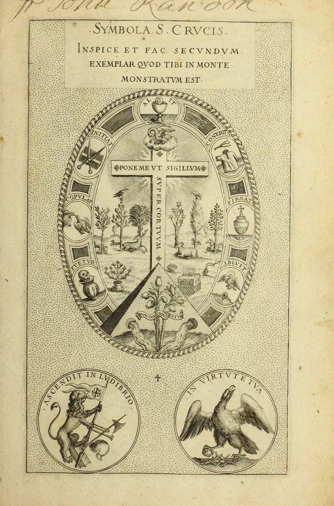 An illustration from Symbola diuina & humana pontificvm, imperatorum, regum, 1600, leaf 14
