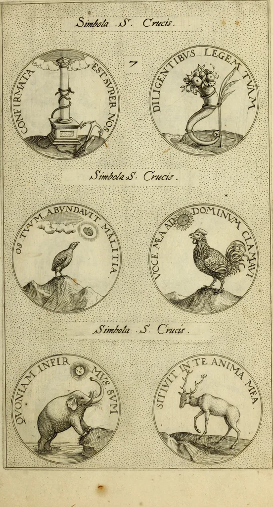 An illustration from Symbola diuina & humana pontificvm, imperatorum, regum, 1600, leaf 20
