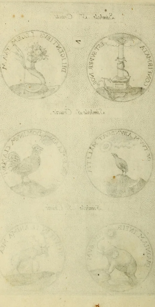 An illustration from Symbola diuina & humana pontificvm, imperatorum, regum, 1600, leaf 21