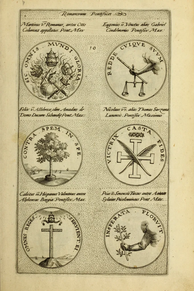An illustration from Symbola diuina & humana pontificvm, imperatorum, regum, 1600, leaf 26