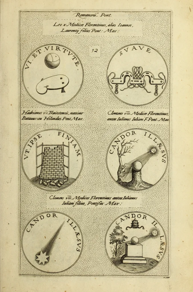 An illustration from Symbola diuina & humana pontificvm, imperatorum, regum, 1600, leaf 30