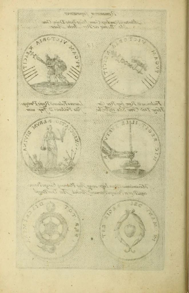 An illustration from Symbola diuina & humana pontificvm, imperatorum, regum, 1600, leaf 43