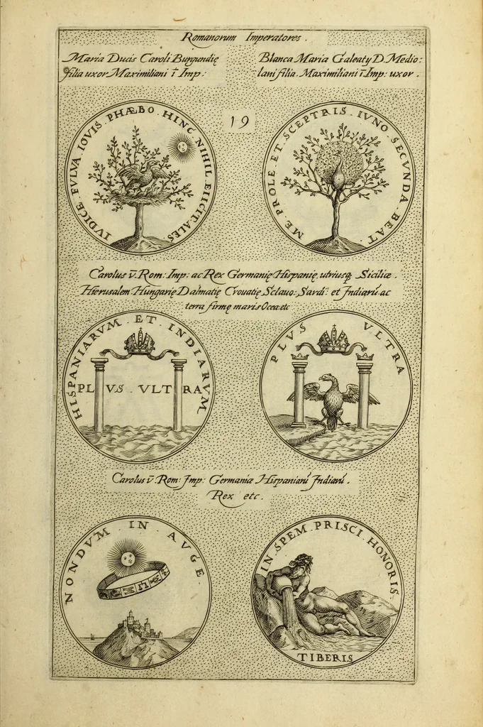 An illustration from Symbola diuina & humana pontificvm, imperatorum, regum, 1600, leaf 44