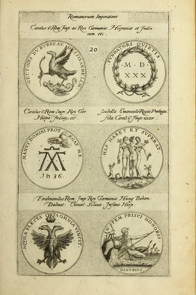 An illustration from Symbola diuina & humana pontificvm, imperatorum, regum, 1600, leaf 46