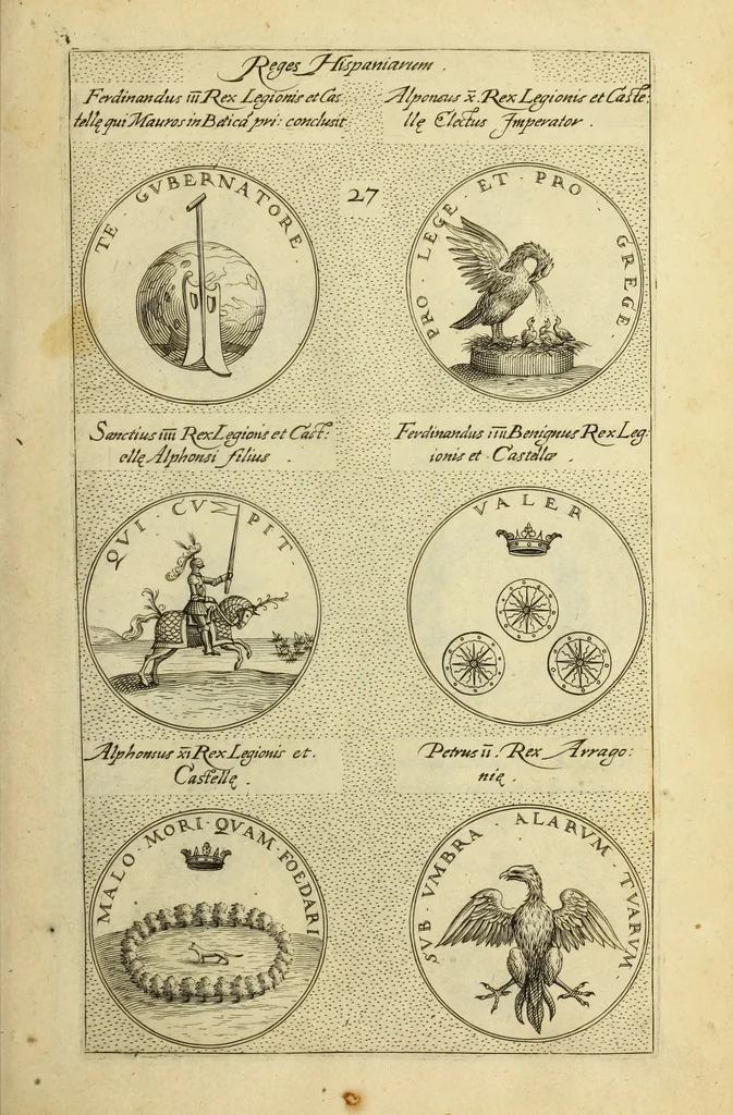 An illustration from Symbola diuina & humana pontificvm, imperatorum, regum, 1600, leaf 60