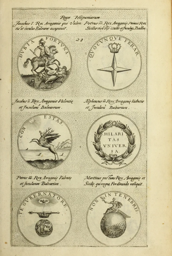 An illustration from Symbola diuina & humana pontificvm, imperatorum, regum, 1600, leaf 62