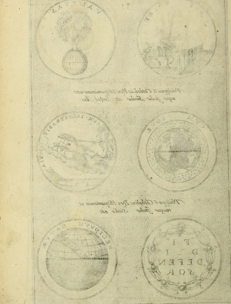An illustration from Symbola diuina & humana pontificvm, imperatorum, regum, 1600, leaf 69
