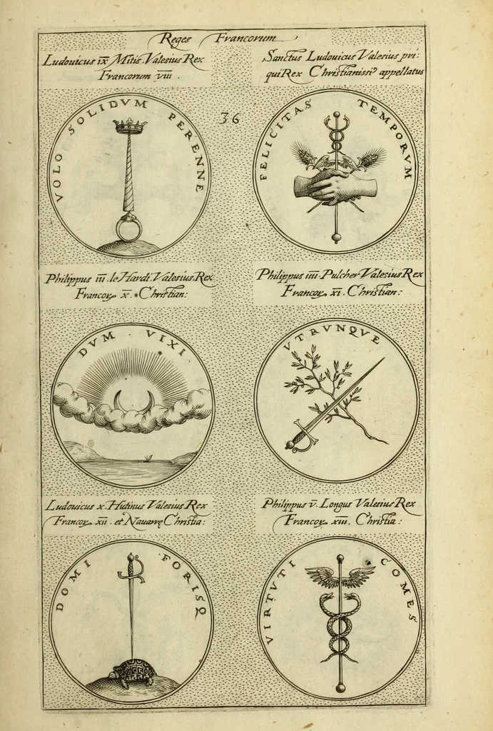 An illustration from Symbola diuina & humana pontificvm, imperatorum, regum, 1600, leaf 78