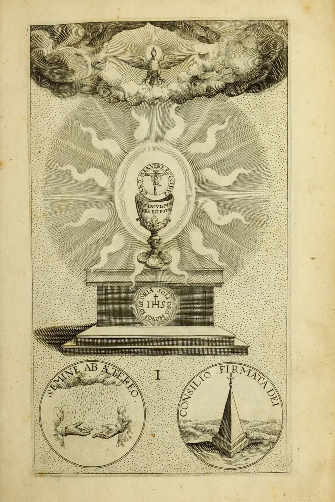 An illustration from Symbola diuina & humana pontificvm, imperatorum, regum, 1600, leaf 8