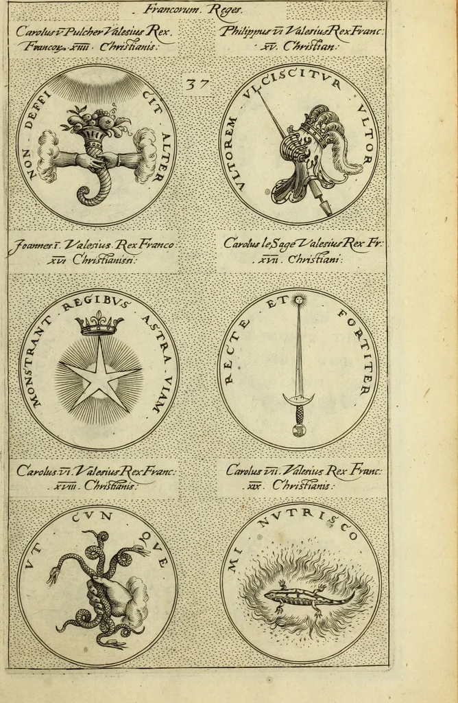 An illustration from Symbola diuina & humana pontificvm, imperatorum, regum, 1600, leaf 80