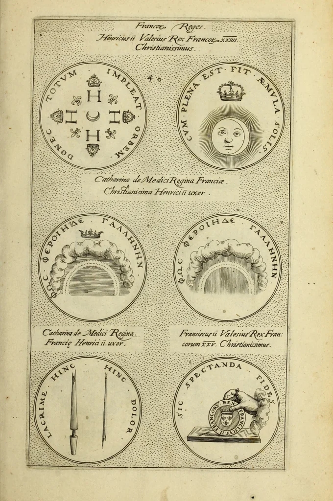 An illustration from Symbola diuina & humana pontificvm, imperatorum, regum, 1600, leaf 86