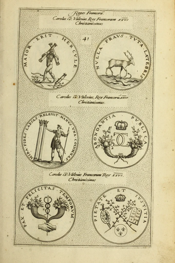 An illustration from Symbola diuina & humana pontificvm, imperatorum, regum, 1600, leaf 88