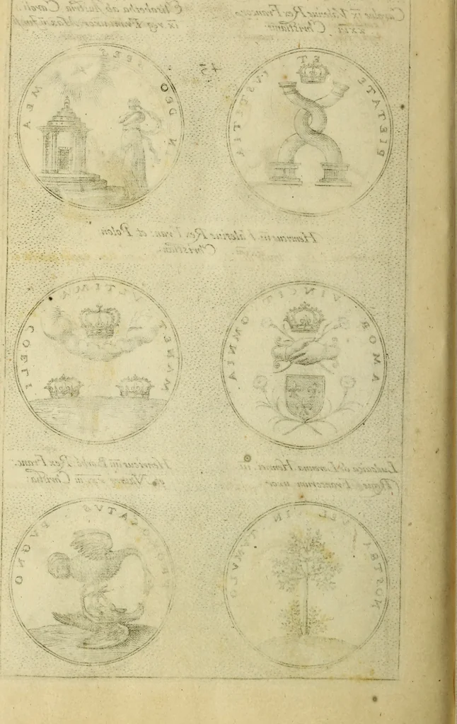 An illustration from Symbola diuina & humana pontificvm, imperatorum, regum, 1600, leaf 93