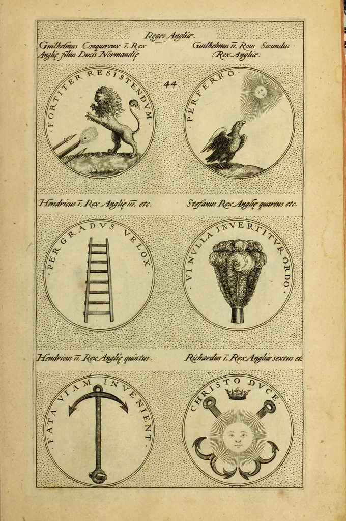 An illustration from Symbola diuina & humana pontificvm, imperatorum, regum, 1600, leaf 94