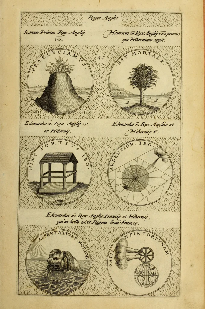 An illustration from Symbola diuina & humana pontificvm, imperatorum, regum, 1600, leaf 96