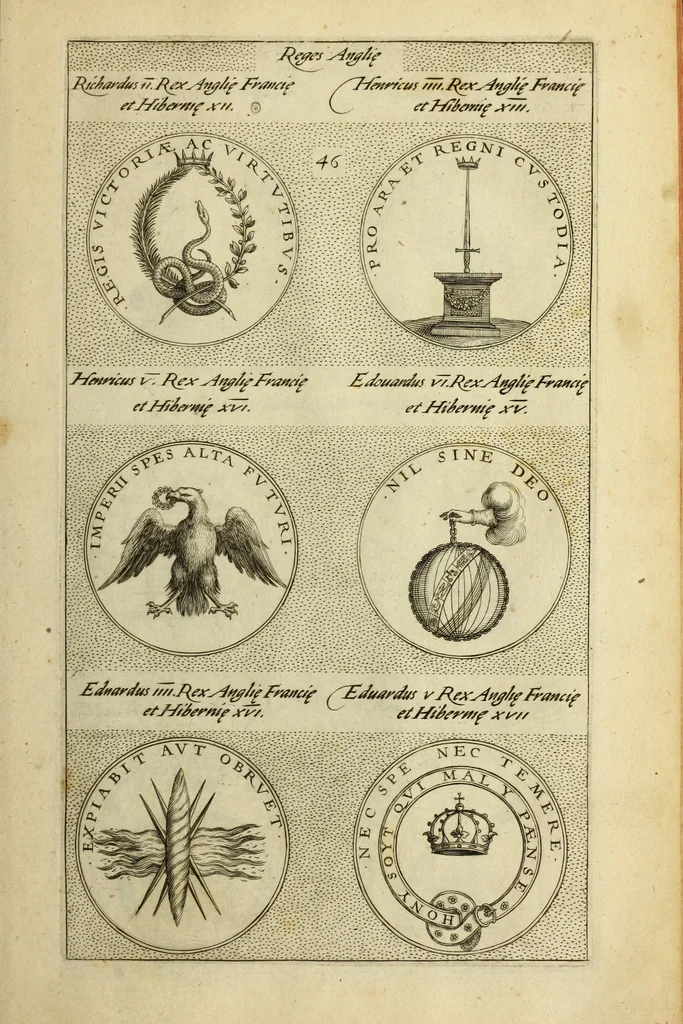 An illustration from Symbola diuina & humana pontificvm, imperatorum, regum, 1600, leaf 98
