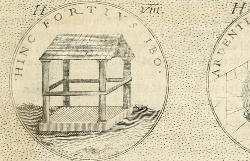 An illustration from Symbola diuina & humana pontificum, imperatorum, regum, 1652, leaf 100