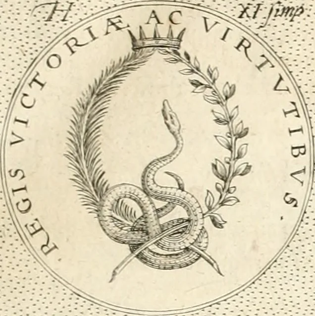 An illustration from Symbola diuina & humana pontificum, imperatorum, regum, 1652, leaf 102