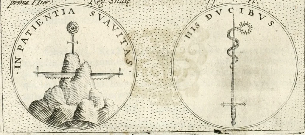 An illustration from Symbola diuina & humana pontificum, imperatorum, regum, 1652, leaf 117