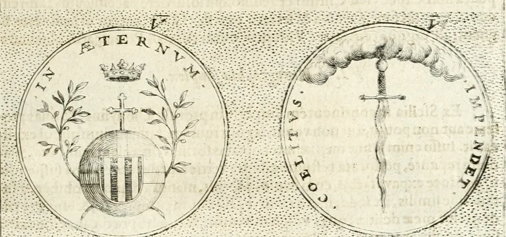 An illustration from Symbola diuina & humana pontificum, imperatorum, regum, 1652, leaf 120