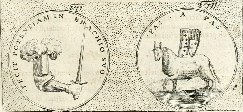 An illustration from Symbola diuina & humana pontificum, imperatorum, regum, 1652, leaf 120