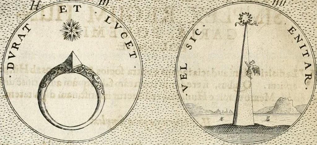 An illustration from Symbola diuina & humana pontificum, imperatorum, regum, 1652, leaf 125