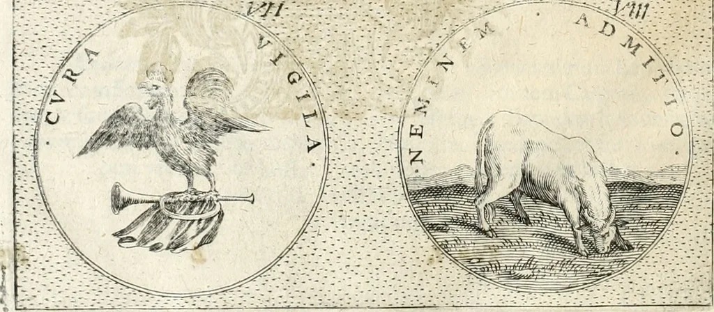 An illustration from Symbola diuina & humana pontificum, imperatorum, regum, 1652, leaf 125