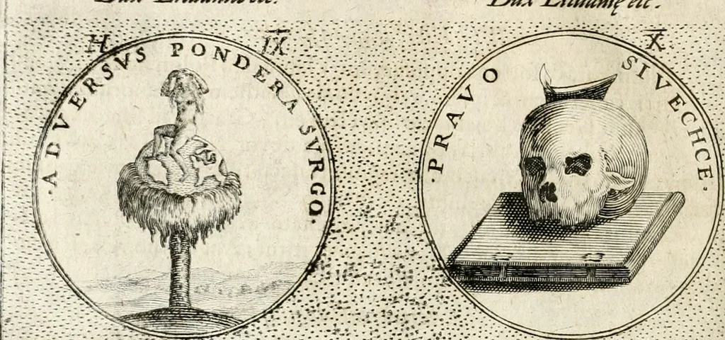 An illustration from Symbola diuina & humana pontificum, imperatorum, regum, 1652, leaf 127