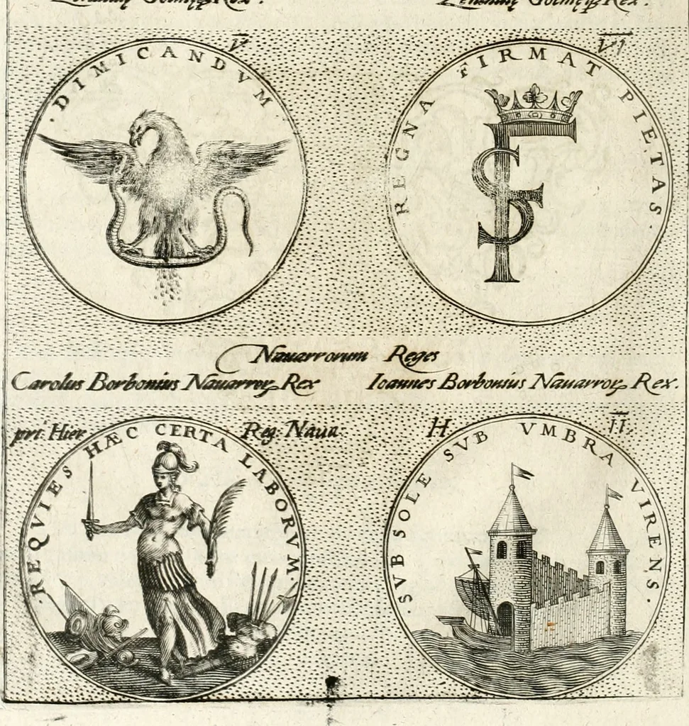 An illustration from Symbola diuina & humana pontificum, imperatorum, regum, 1652, leaf 133