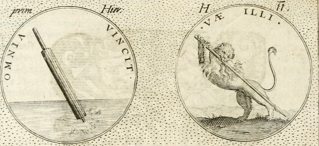 An illustration from Symbola diuina & humana pontificum, imperatorum, regum, 1652, leaf 139