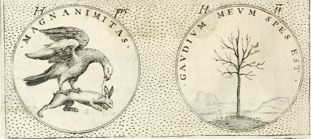 An illustration from Symbola diuina & humana pontificum, imperatorum, regum, 1652, leaf 139