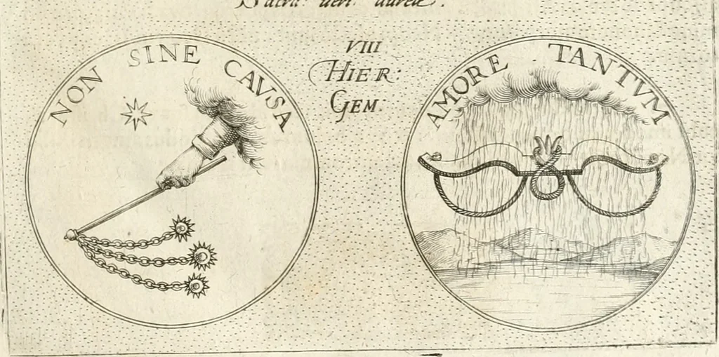 An illustration from Symbola diuina & humana pontificum, imperatorum, regum, 1652, leaf 14