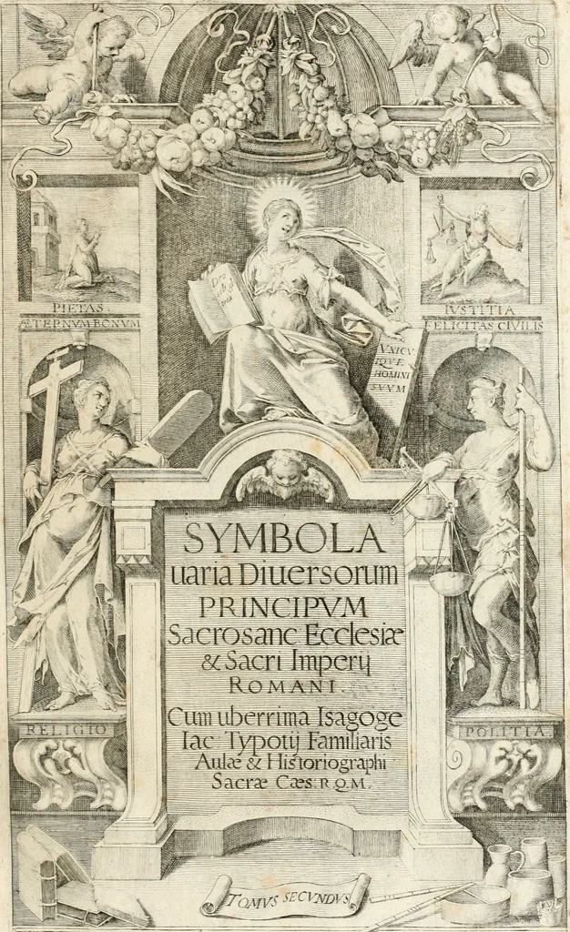 An illustration from Symbola diuina & humana pontificum, imperatorum, regum, 1652, leaf 152