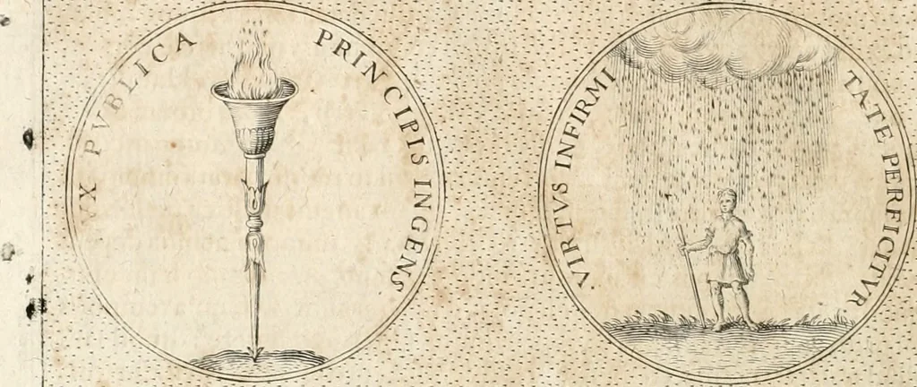 An illustration from Symbola diuina & humana pontificum, imperatorum, regum, 1652, leaf 161