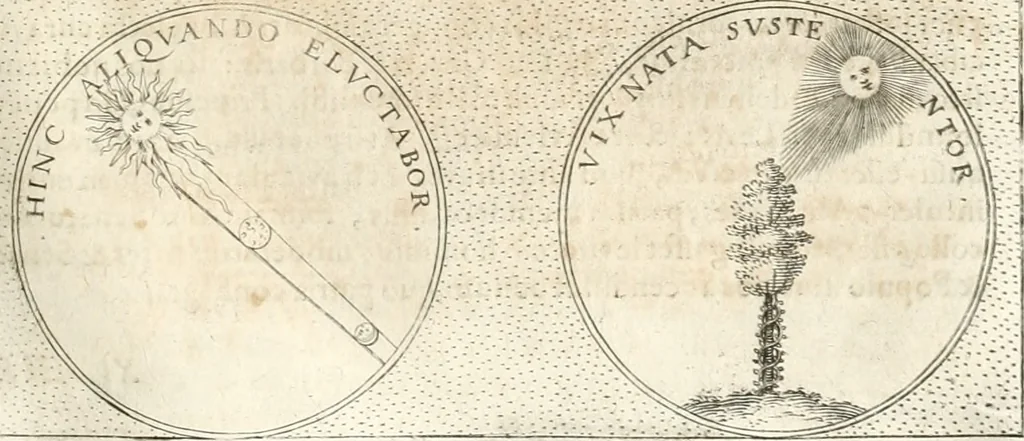 An illustration from Symbola diuina & humana pontificum, imperatorum, regum, 1652, leaf 166