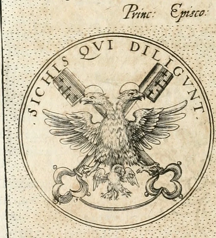 An illustration from Symbola diuina & humana pontificum, imperatorum, regum, 1652, leaf 183