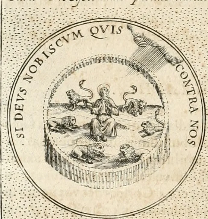 An illustration from Symbola diuina & humana pontificum, imperatorum, regum, 1652, leaf 187