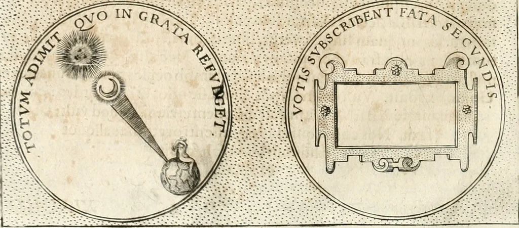 An illustration from Symbola diuina & humana pontificum, imperatorum, regum, 1652, leaf 187