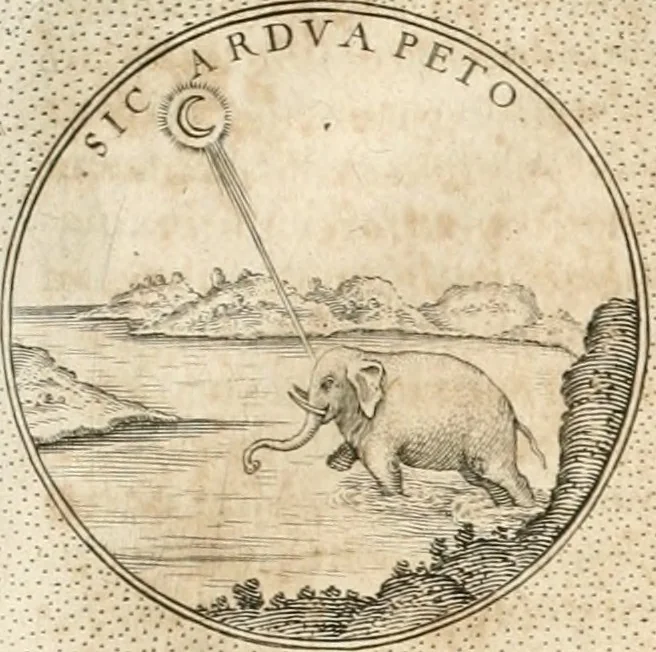 An illustration from Symbola diuina & humana pontificum, imperatorum, regum, 1652, leaf 196