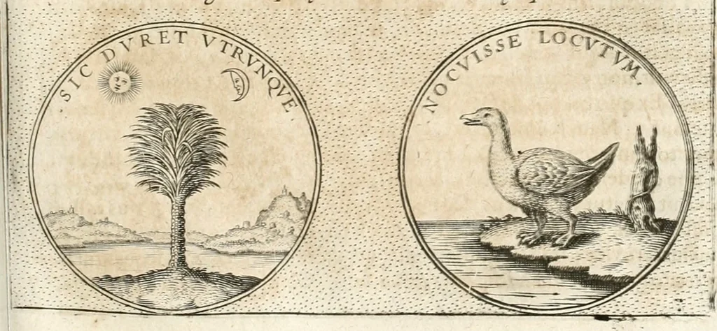 An illustration from Symbola diuina & humana pontificum, imperatorum, regum, 1652, leaf 196