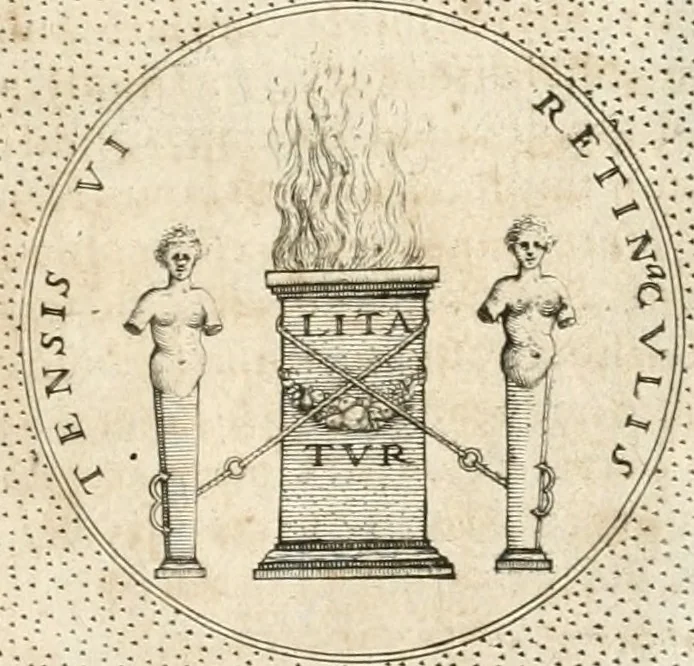 An illustration from Symbola diuina & humana pontificum, imperatorum, regum, 1652, leaf 204