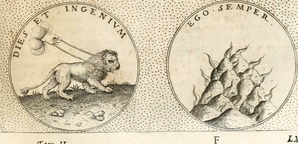 An illustration from Symbola diuina & humana pontificum, imperatorum, regum, 1652, leaf 204