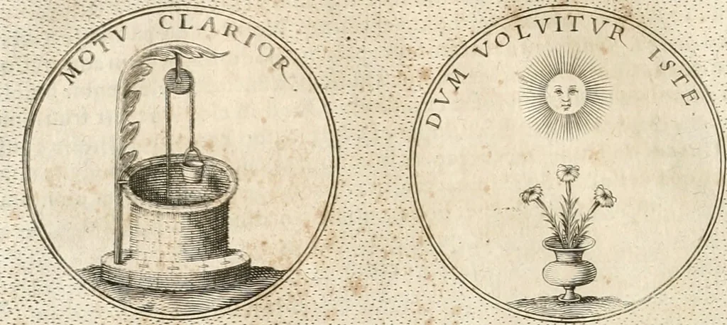 An illustration from Symbola diuina & humana pontificum, imperatorum, regum, 1652, leaf 209