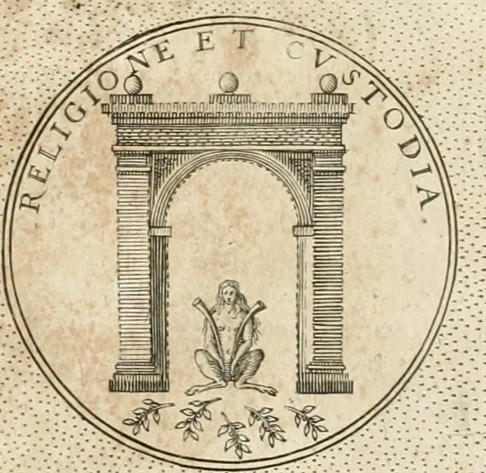 An illustration from Symbola diuina & humana pontificum, imperatorum, regum, 1652, leaf 209
