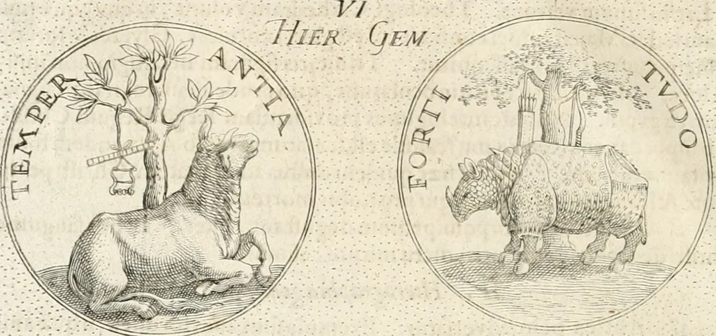 An illustration from Symbola diuina & humana pontificum, imperatorum, regum, 1652, leaf 21