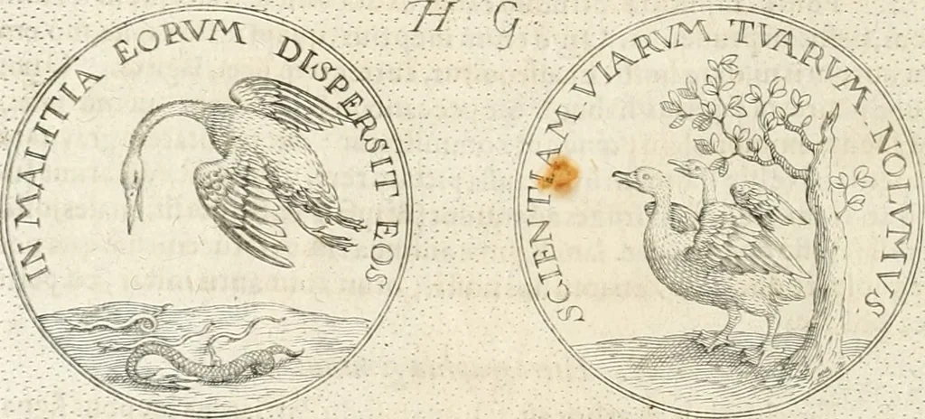 An illustration from Symbola diuina & humana pontificum, imperatorum, regum, 1652, leaf 21