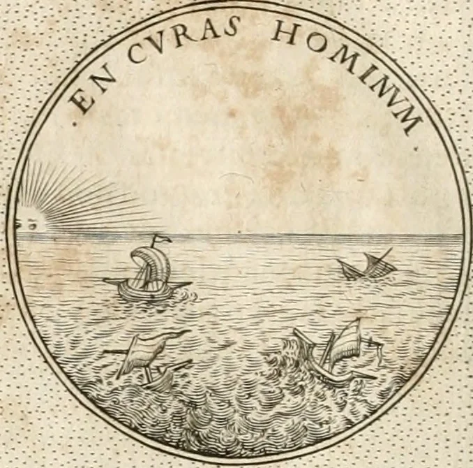An illustration from Symbola diuina & humana pontificum, imperatorum, regum, 1652, leaf 215